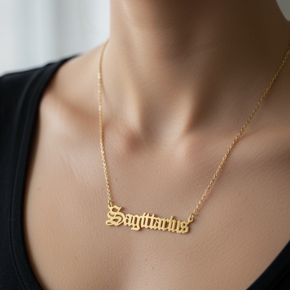 Jewelry - Gold Sagittarius Necklace